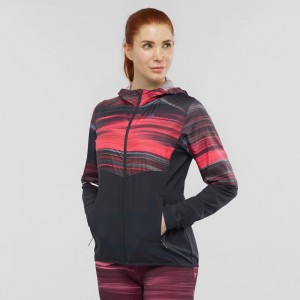 Salomon Agile Wind Running Jackets Black | PKSQ-45867