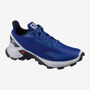 Salomon Alphacross Blast Trail Running Shoes Navy | NSRL-72463