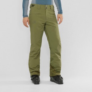 Salomon Brilliant Pants Green | MFTS-71523