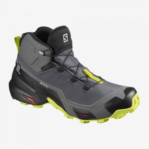 Salomon Cross Hike Mid Gore-Tex Walking Boots Gray | EBDJ-83054