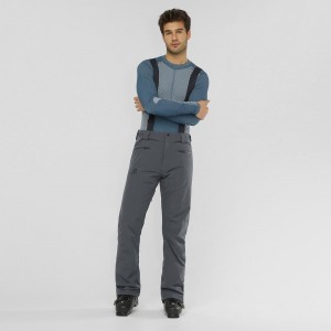 Salomon Edge Pants Gray | HRFY-06857