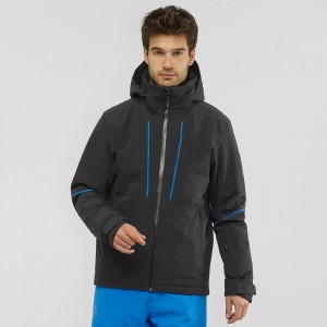 Salomon Edge Ski Jackets Black | GSHU-54397