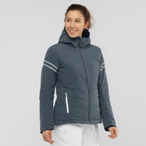 Salomon Edge Ski Jackets Gray | PQEB-32679