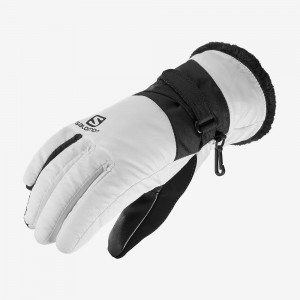 Salomon Force Dry W Gloves White | AMOI-04869