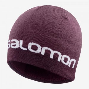 Salomon Graphic Caps Purple | TNXK-74023