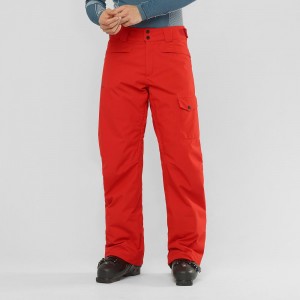 Salomon Highasard M Pants Red | WDTB-35714