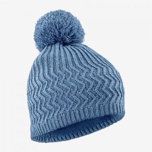 Salomon Kuba Beanie Hats Blue | KPGU-18702