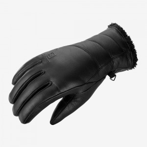 Salomon Native W Gloves Black | WNHQ-63271