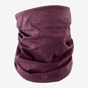 Salomon Neck&Head Light Gaiter Headband Purple | NQOJ-16547