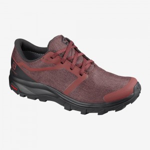 Salomon Outbound Gtx W Trekking Red | GBZY-37529