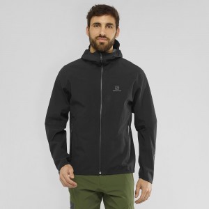 Salomon Outline Jacket M Jacket Black | WOBZ-51902