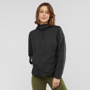 Salomon Outrack Insulated Jacket Black | QDZH-08624