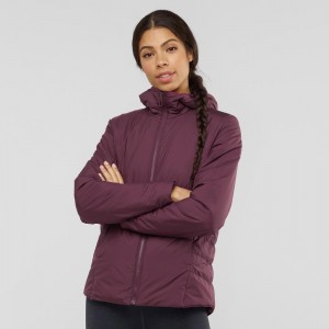 Salomon Outrack Insulated Jacket Purple | EGCV-78025