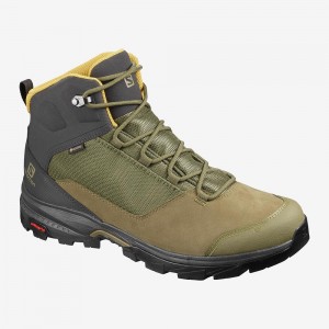 Salomon Outward Gore-Tex Walking Boots Green | WDCZ-30285