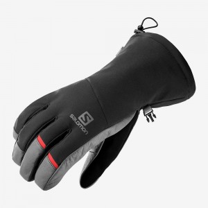 Salomon Propeller Long M Gloves Black | RWKH-19784