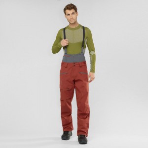 Salomon Qst 3L Pants Red | BGLO-48629