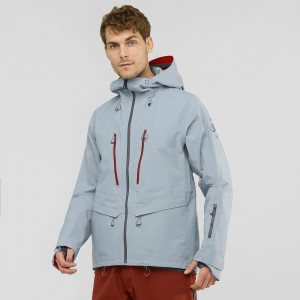 Salomon Qst 3L Ski Jackets Blue | VGHJ-35918