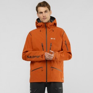 Salomon S Lab GtxU00Ae Pro 3L Shell Jacket M Jacket Brown | VNKS-08453