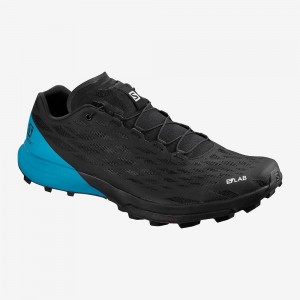 Salomon S Lab Xa Amphib 2 Trail Running Shoes Black | FDHJ-51480