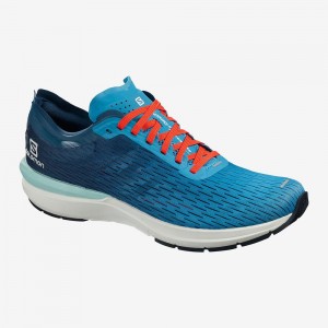 Salomon Sonic 3 Accelerate Running Shoes Blue | PUOA-81745