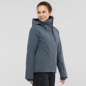 Salomon Speed Ski Jackets Gray | BTAU-40287