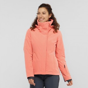 Salomon Speed Ski Jackets Orange | QXYJ-40893