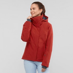 Salomon Speed Ski Jackets Red | TDYG-18539