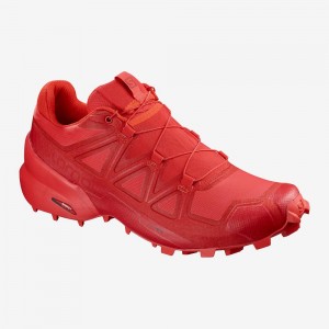 Salomon Speedcross 5 Trail Running Shoes Red | UCNX-35207