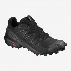 Salomon Speedcross 5 Trail Running Shoes Black | AEMY-24167