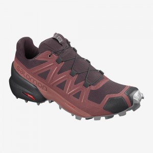 Salomon Speedcross 5 Trail Running Shoes Red | COPY-75029