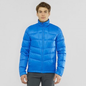 Salomon Transition Down Jacket M Jacket Blue | VREM-25168