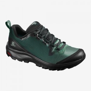 Salomon Vaya Gore-Tex Trekking Black | JEUR-89367