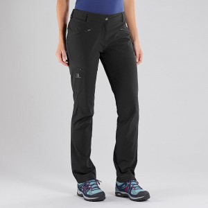 Salomon Wayfarer Straight W Pants Black | THZD-24153