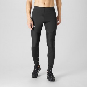 Salomon Windstopper Tight M Tight Black | ECHN-15234