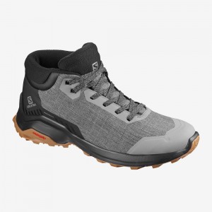 Salomon X Reveal Chukka Climasalomon Waterproof Winter Boots Gray | SPRC-62890