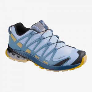 Salomon Xa Pro 3D V8 Gore-Tex Trail Running Shoes Blue | HXNY-48562