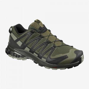 Salomon Xa Pro 3D V8 Wide Trail Running Shoes Green | XKQF-19203