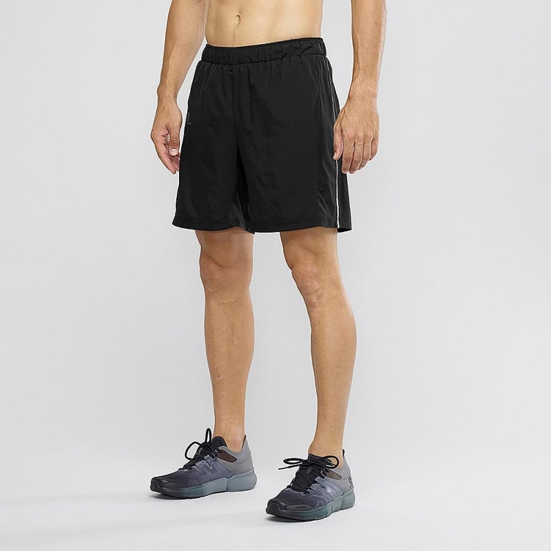 Salomon Agile 2In1 Shorts Black | IPOH-83912