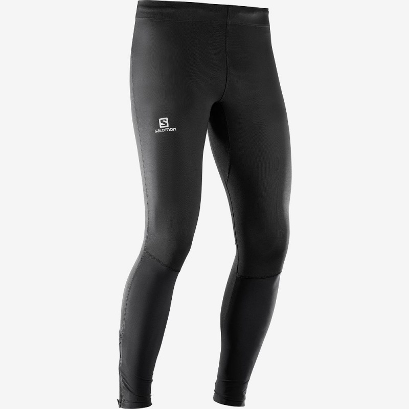 Salomon Agile Long Tight Black | XVBK-40521