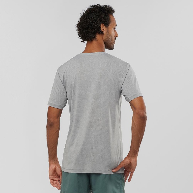 Salomon Agile Training Tops Gray | QJPW-15326