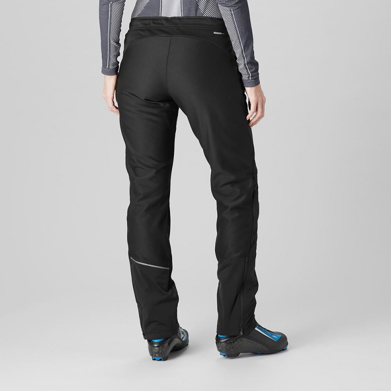 Salomon Agile Warm Pants Black | MPHY-26540