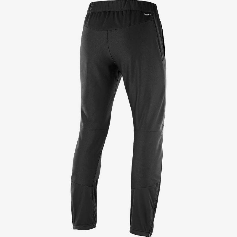 Salomon Agile Warm Pants Black | XAIR-57302