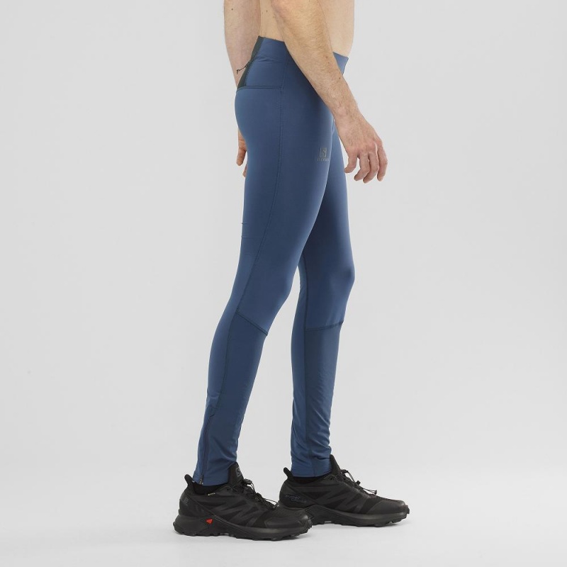 Salomon Agile Warm Tight M Tight Navy | VPNF-58904