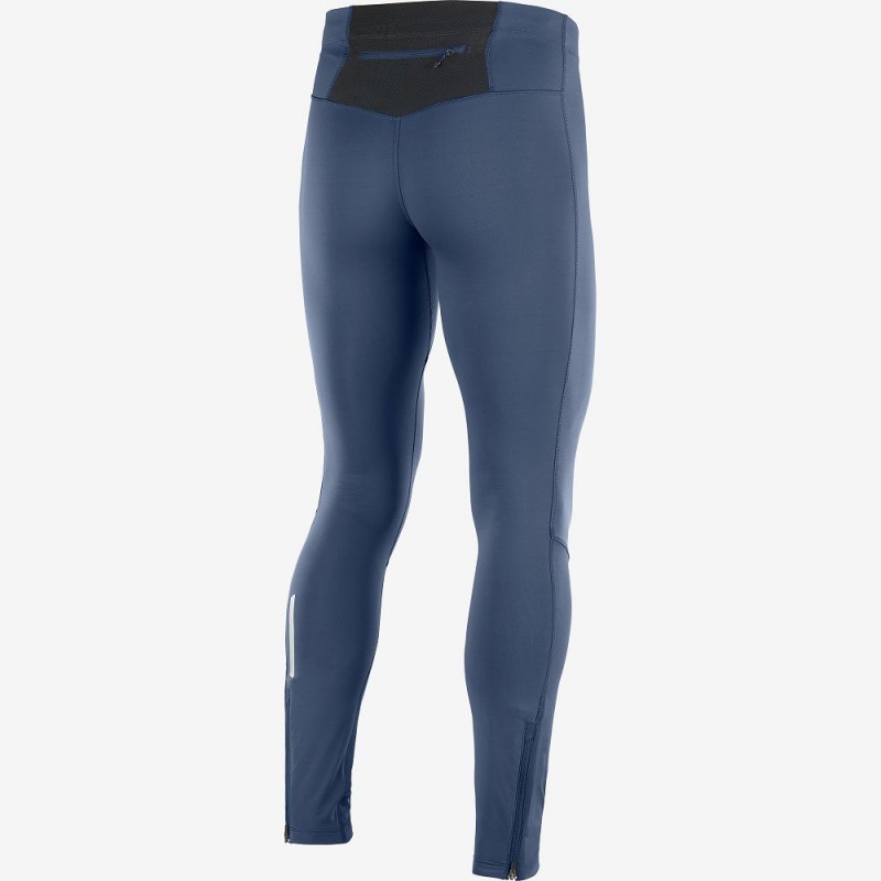 Salomon Agile Warm Tight M Tight Navy | VPNF-58904