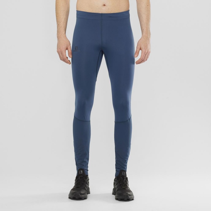 Salomon Agile Warm Tight M Tight Navy | VPNF-58904