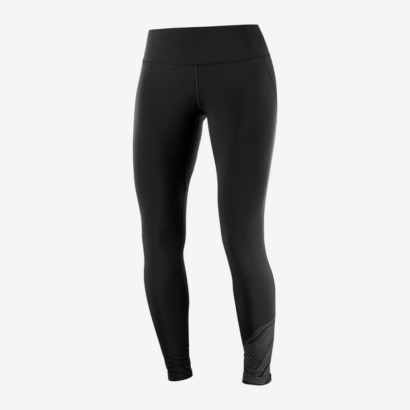 Salomon Agile Warm Tight W Tight Black | JSWB-89240