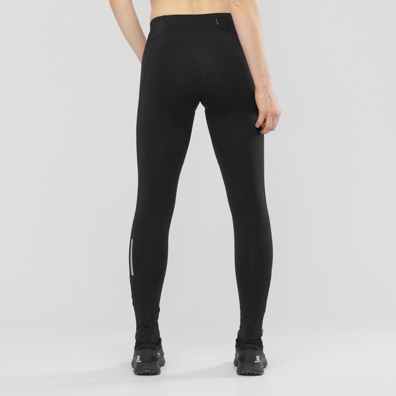 Salomon Agile Warm Tight W Tight Black | LWQG-21805