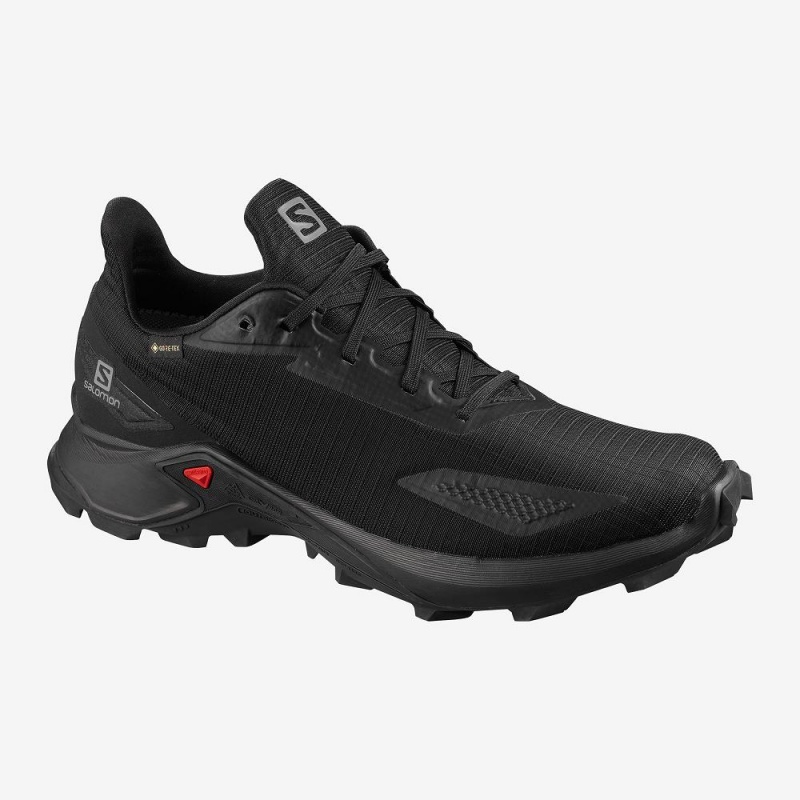 Salomon Alphacross Blast Gtx Trail Running Shoes Black | BSTR-96137