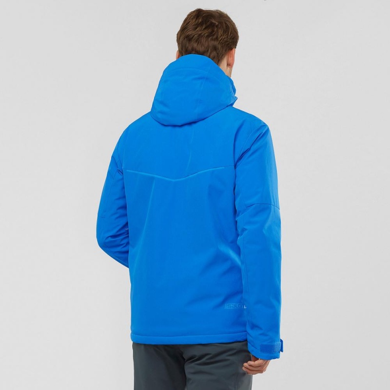 Salomon Blast Jacket M Ski Jackets Blue | VPLW-35917