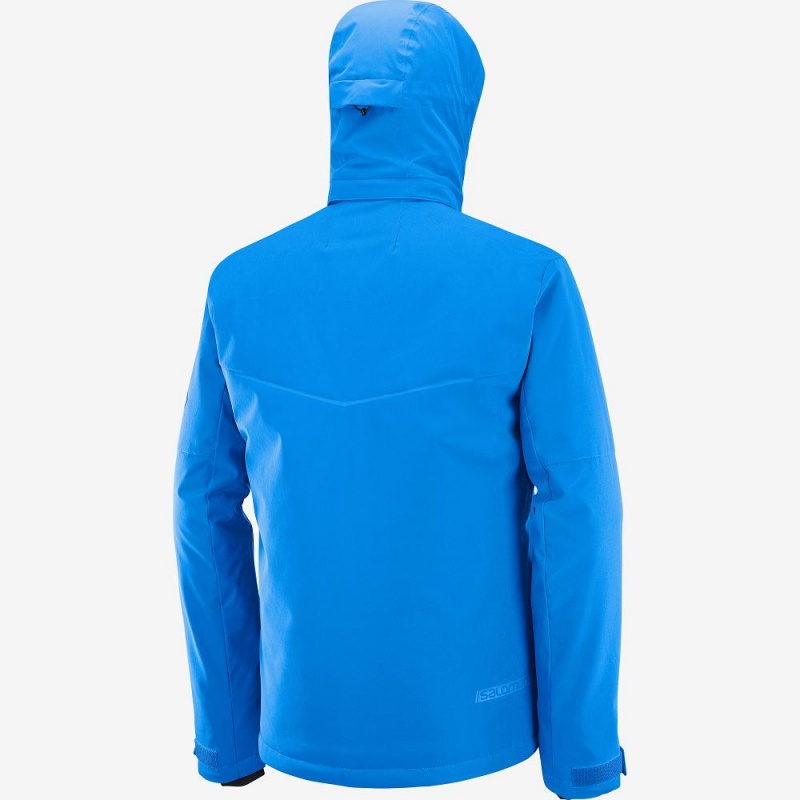 Salomon Blast Jacket M Ski Jackets Blue | VPLW-35917